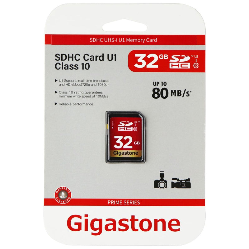 Gigastone GS-SDHC80U1-32GB-R Prime Series SDHC Card (32GB) - Gigastone - Simple Cell Shop, Free shipping from Maryland!
