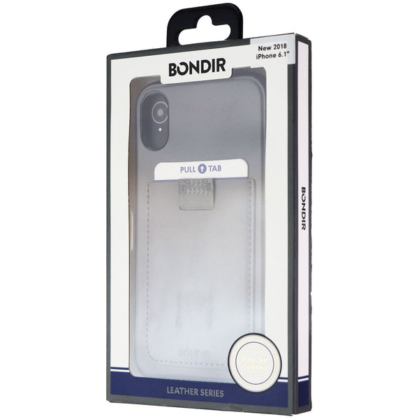 Bondir Leather Series Hard Case for Apple iPhone XR Smartphones - Gray/Black - Bondir - Simple Cell Shop, Free shipping from Maryland!