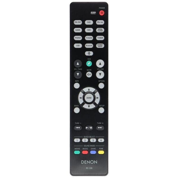 Denon OEM Remote Control (RC-1226) for Select Denon Receivers - Black - Denon - Simple Cell Shop, Free shipping from Maryland!