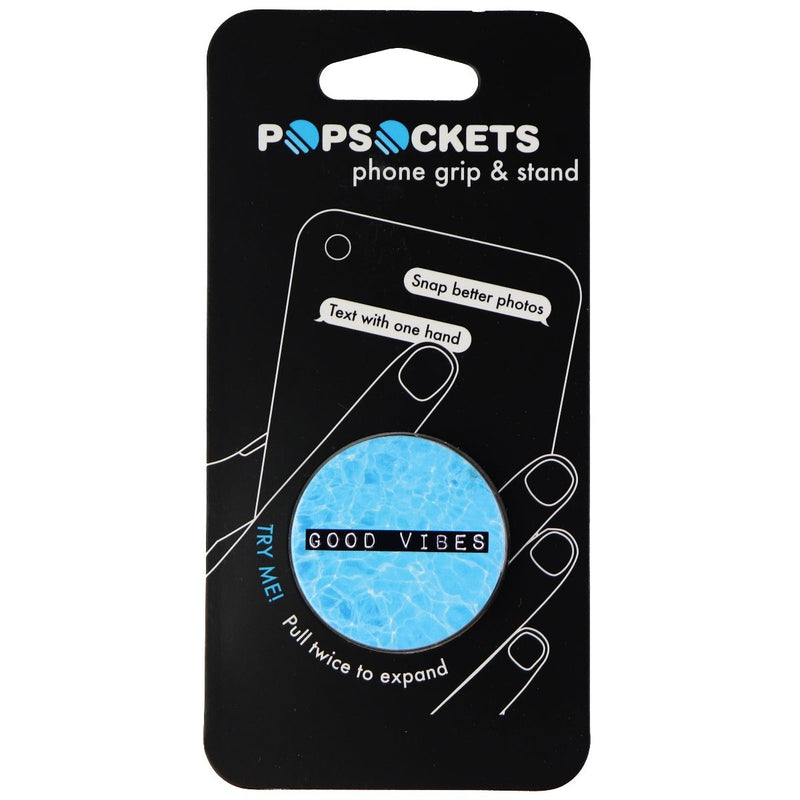PopSockets Collapsible Grip & Stand for Phones & Tablets - Good Vibes / Water - PopSockets - Simple Cell Shop, Free shipping from Maryland!