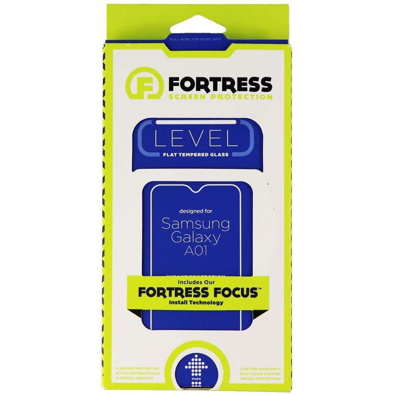 Fortress Focus Series Flat Tempered Glass for Samsung Galaxy A01 - Clear - Fortress - Simple Cell Shop, Free shipping from Maryland!