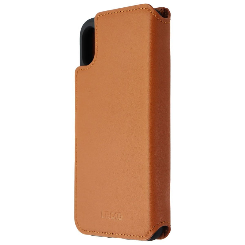 Ercko 2-in-1 Leather Wallet & Detachable Case for iPhone X/Xs - Brown