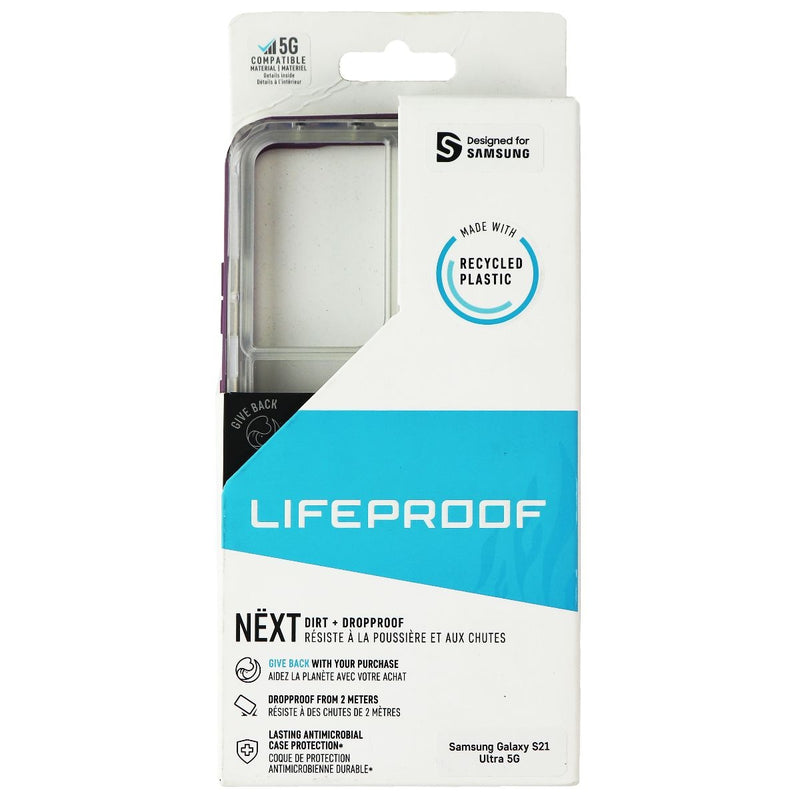 Lifeproof Next Series Case for Samsung Galaxy S21 Ultra 5G - Clear/Lavender