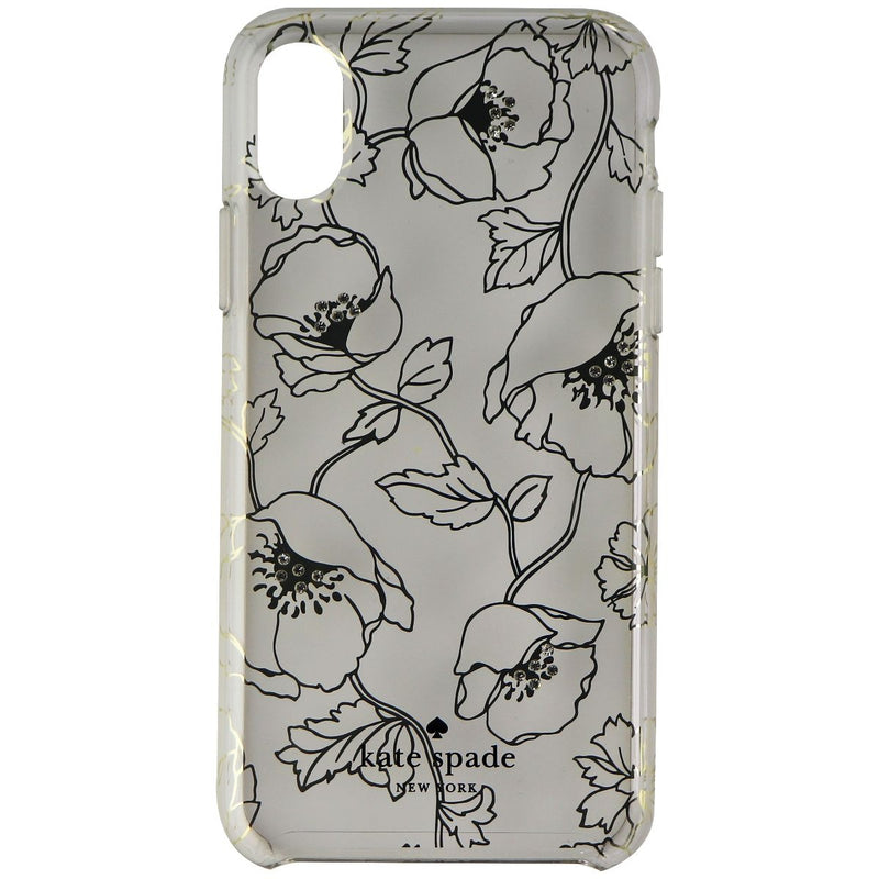 Kate Spade Ring Stand & Protective Hardshell Case for iPhone X - Clear/Gold - Kate Spade - Simple Cell Shop, Free shipping from Maryland!