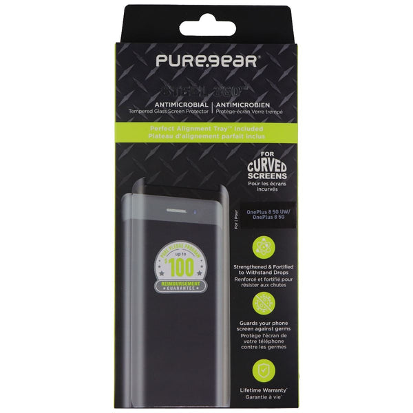 PureGear Steel 360 Tempered Glass Screen Protector for OnePlus 8 5G / UW - Clear - PureGear - Simple Cell Shop, Free shipping from Maryland!