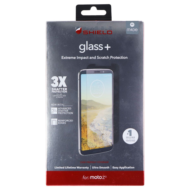 Invisible Shield Glass+ Screen Protector for Motorola Moto Z3 - Clear - Invisible Shield - Simple Cell Shop, Free shipping from Maryland!