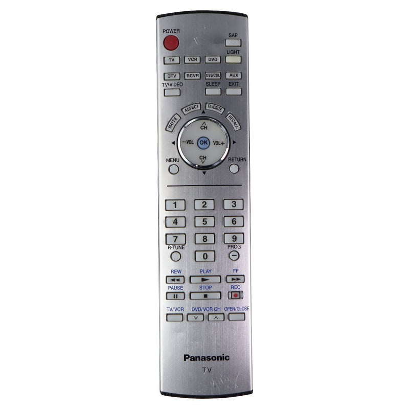 Panasonic TV OEM Remote Control for Panasonic TVs - Silver/Black (EUR7627Z60) - Panasonic - Simple Cell Shop, Free shipping from Maryland!