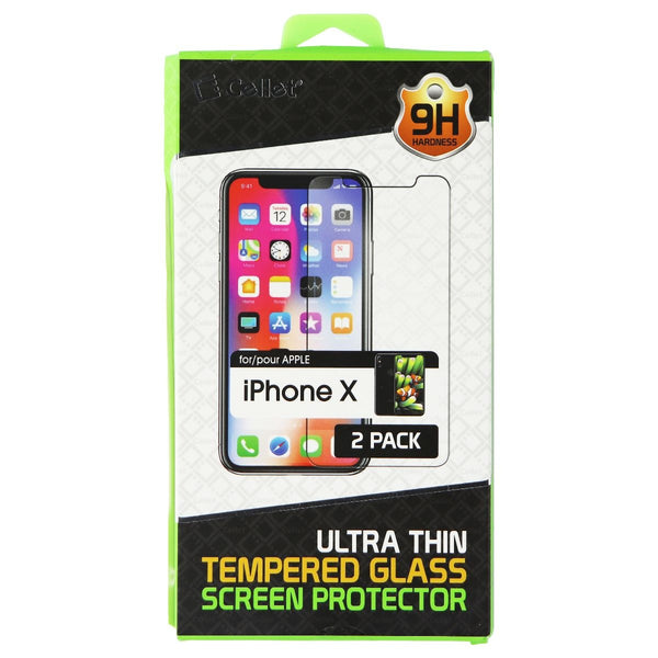 Cellet Tempered Glass Screen Protector, Compatible for Apple iPhone X 2-Pack - Cellet - Simple Cell Shop, Free shipping from Maryland!