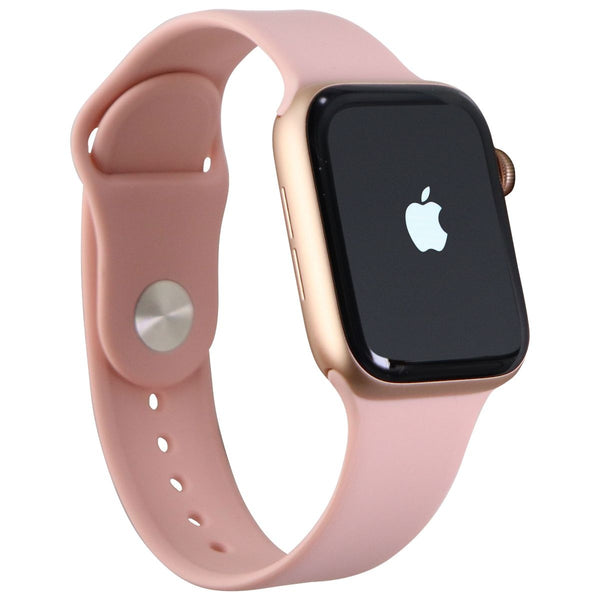 Apple Watch Series 6 (GPS Only) - 44mm Gold Aluminum / Pink Sport Band (A2292) - Apple - Simple Cell Shop, Free shipping from Maryland!