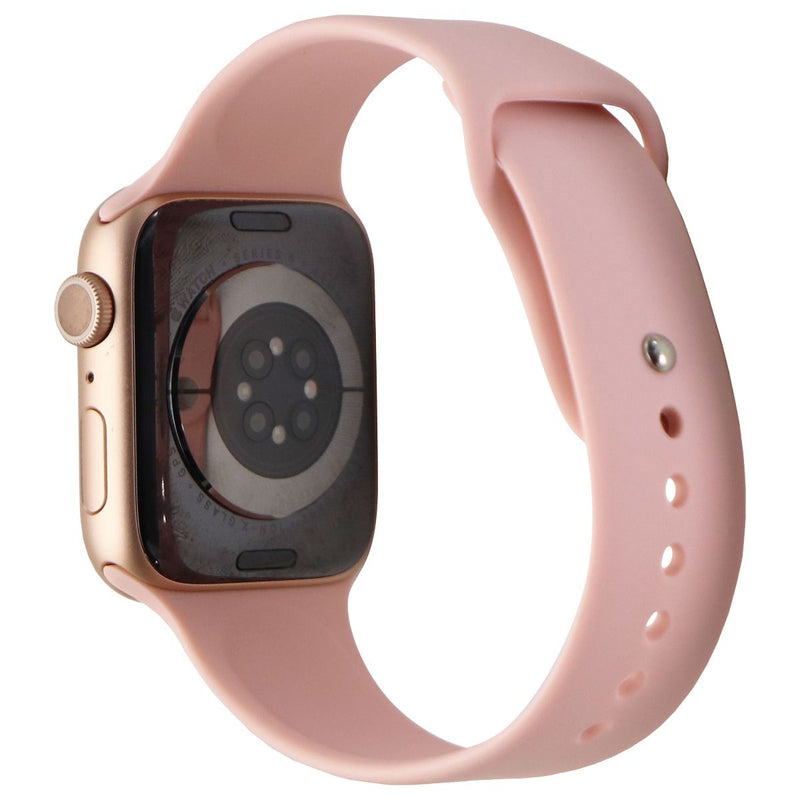 Apple Watch Series 6 (GPS Only) - 44mm Gold Aluminum / Pink Sport Band