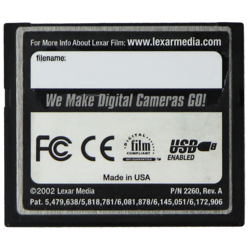 Lexar (256 MB) Professional Compact Flash 40x Memory Card - Lexar - Simple Cell Shop, Free shipping from Maryland!