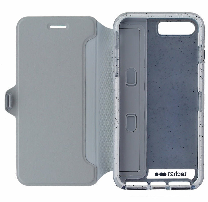 Tech21 Evo Wallet Active Case for iPhone 8 Plus / 7 Plus - Gray/Spotted Black - Tech21 - Simple Cell Shop, Free shipping from Maryland!