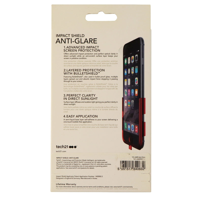 Tech21 Impact Shield Anti-Glare Screen Protector for LG Stylo 2 Plus - Clear - Tech21 - Simple Cell Shop, Free shipping from Maryland!