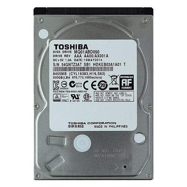 Toshiba 500 GB 2.5 Inch Internal Hard Drive - Toshiba - Simple Cell Shop, Free shipping from Maryland!