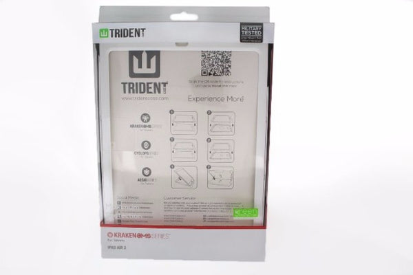 Trident Kraken Series Case for Apple iPad Air 2 White and Black *KN-APIPA2-WT000 - Trident Case - Simple Cell Shop, Free shipping from Maryland!