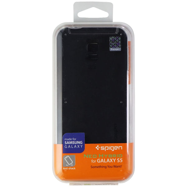Spigen Neo Hybrid Series Case for Samsung Galaxy S5 - Black / Satin Silver - Spigen - Simple Cell Shop, Free shipping from Maryland!