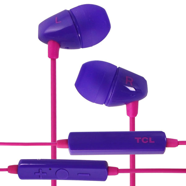 TCL SOCL100BT Wireless In-Ear Bluetooth Headphones with Mic - Sunrise Purple