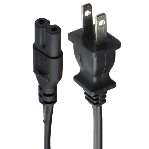 JI-HAW Two Prong AC Power Cord (JHT-031) - Black (7A/125V) - JI-HAW - Simple Cell Shop, Free shipping from Maryland!