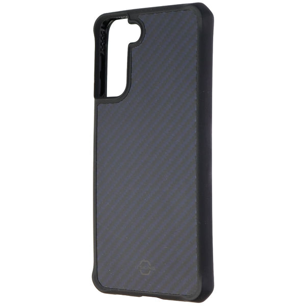 ITSKINS Hybrid Carbon Series Hard Case for Samsung Galaxy (S21+) - Black/Blue - ITSKINS - Simple Cell Shop, Free shipping from Maryland!