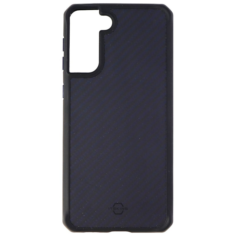 ITSKINS Hybrid Carbon Series Hard Case for Samsung Galaxy (S21+) - Black/Blue - ITSKINS - Simple Cell Shop, Free shipping from Maryland!