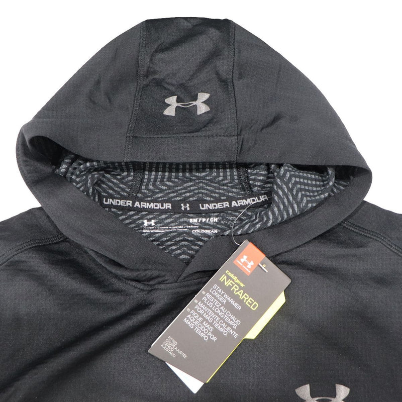 Under Armor ColdGear Infrared Fitted Long Sleeve Hooded Shirt - Black - Small/SM - Under Armour - Simple Cell Shop, Free shipping from Maryland!