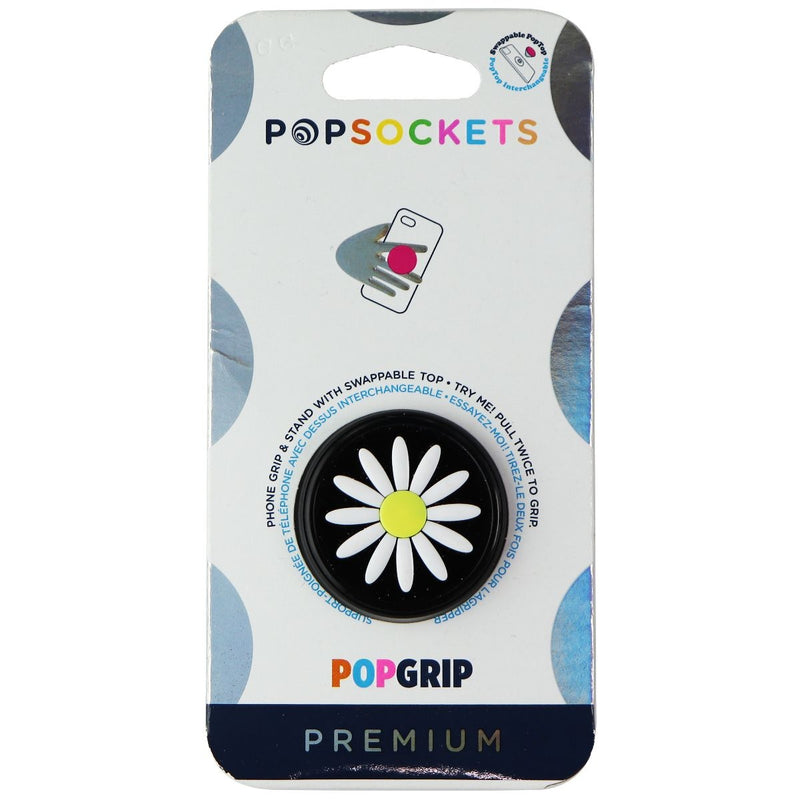 PopSockets Swappable PopGrip Stand & Grip - Festival Daisy Black - PopSockets - Simple Cell Shop, Free shipping from Maryland!
