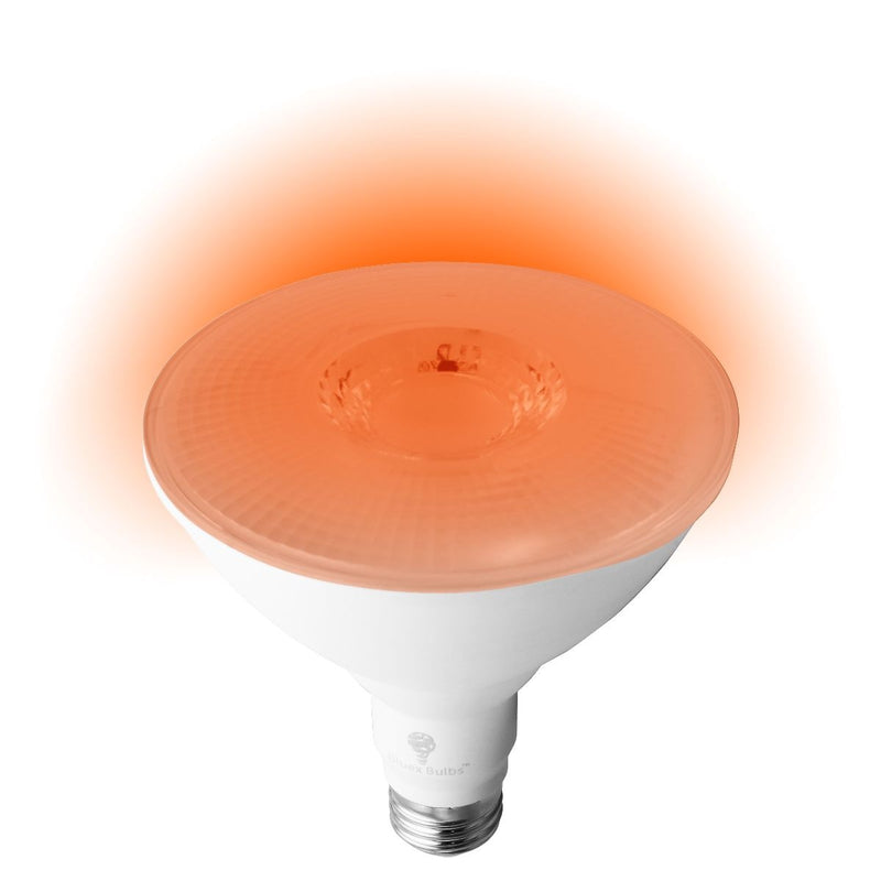 BlueX LED PAR38 Flood Light Bulb 10W (90W Equivalent) - Orange (2 Pack) - Bluex - Simple Cell Shop, Free shipping from Maryland!
