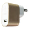 Belkin (5V/2.4A) MIXIT Metallic Single Port USB Charger - Gold/White (F8M731) - Belkin - Simple Cell Shop, Free shipping from Maryland!