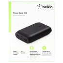 Belkin Portable Power Bank Charger 10K with USB-C and Dual USB Ports - Black - Belkin - Simple Cell Shop, Free shipping from Maryland!