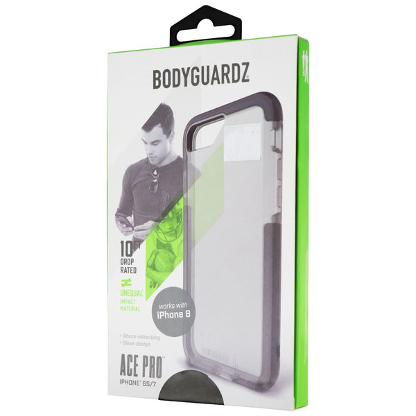 BodyGuardz Ace Pro Gel Case for iPhone SE (2nd Gen) & 8/7/6s - Smoke/Black - BODYGUARDZ - Simple Cell Shop, Free shipping from Maryland!
