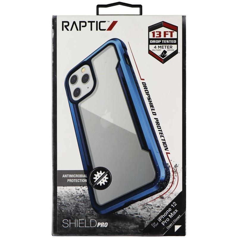 Raptic Shield Pro Series Case for Apple iPhone 12 Pro Max - Clear/Blue