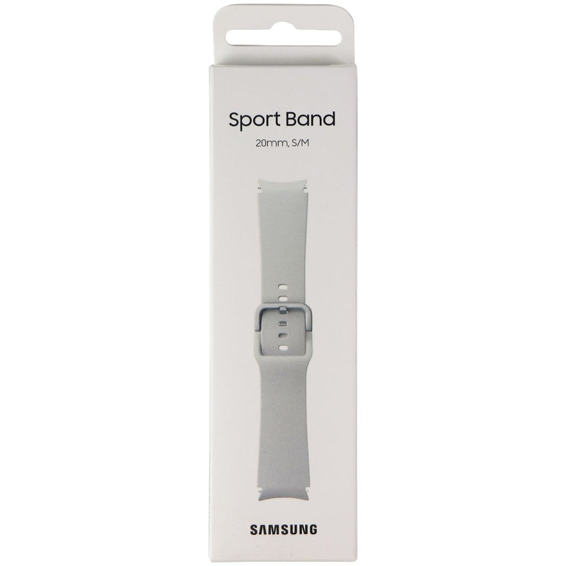 Samsung Sport Band for Galaxy Watch4 & Watch4 Classic - Silver (20mm) S/M - Samsung - Simple Cell Shop, Free shipping from Maryland!