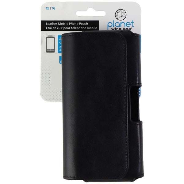 Planet Wireless Leather Phone Pouch for Slim/Small Smartphones - Black - planet wireless - Simple Cell Shop, Free shipping from Maryland!