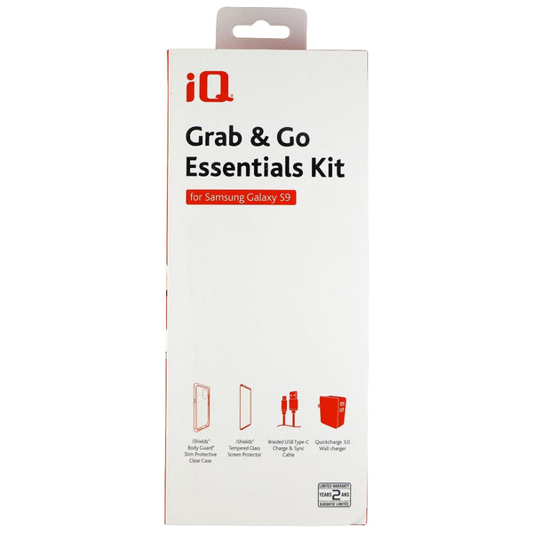 iQ Grab & Go Essentials Kit Charger & Case for Samsung Galaxy S9 Smartphones - iQ - Simple Cell Shop, Free shipping from Maryland!