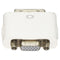 Basic DVI-D (Single Link) to VGA Short Solid Adapter - White - Unbranded - Simple Cell Shop, Free shipping from Maryland!