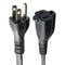ASAP (15-Ft) 13A/125V Grounded Wall Plug Extension Cable Black A12-0132/27-AC2 - ASAP - Simple Cell Shop, Free shipping from Maryland!