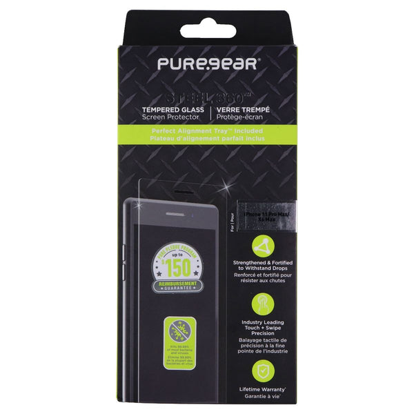 PureGear Steel 360 Tempered Glass for Apple iPhone 11 Pro Max / iPhone Xs Max