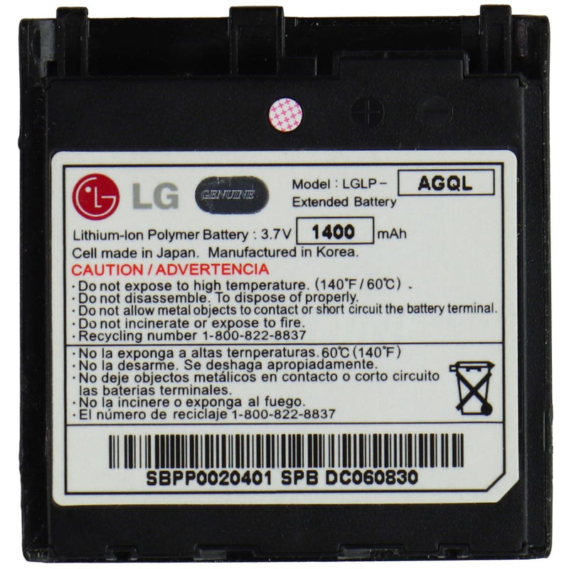 Verizon LG OEM Replacement Lithium-Ion Battery LGLP-AGQL (3.7V/1400mAh)