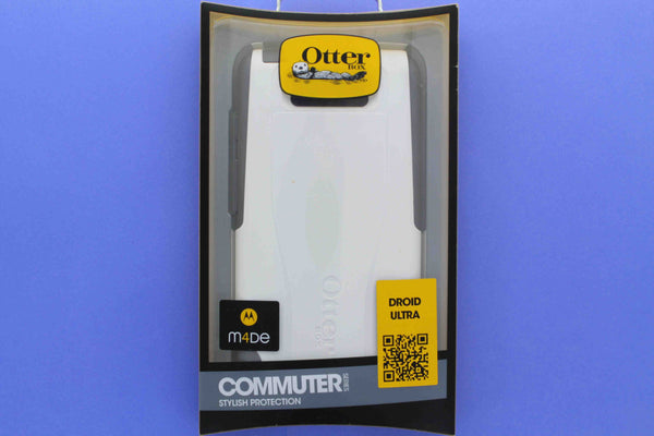 OtterBox Commuter Case for Motorola Droid Ultra White/Gray * Cover OEM Original - OtterBox - Simple Cell Shop, Free shipping from Maryland!