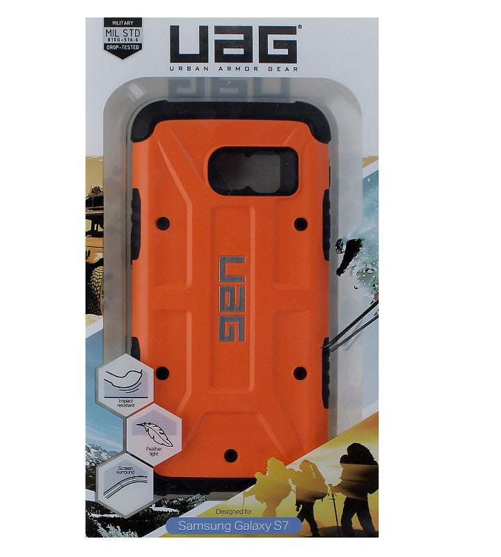 Urban Armor Gear Feather-Light Case Cover for Samsung Galaxy S7 - Matte Orange - Urban Armor Gear - Simple Cell Shop, Free shipping from Maryland!