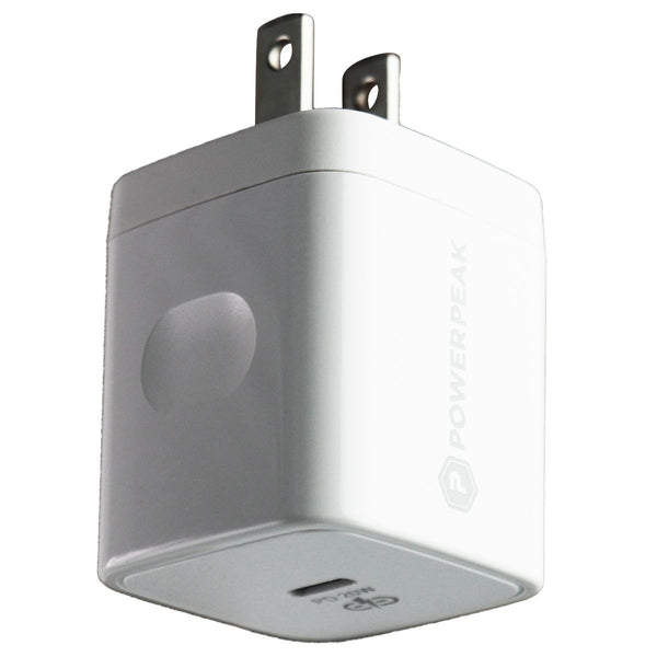 PowerPeak (20W) Compact Fast Charge (USB-C) PD Wall Charger - White (QC66) - PowerPeak - Simple Cell Shop, Free shipping from Maryland!