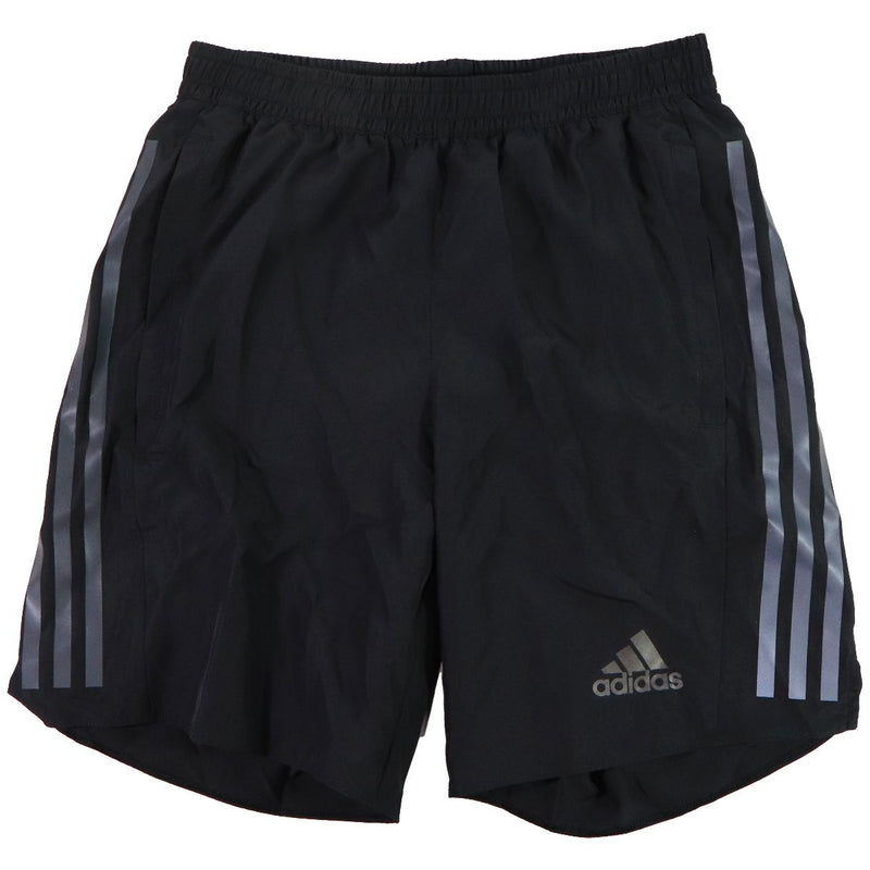 adidas Mens 7-in Seam Run Icon Full Reflective 3-Stripes Shorts - Black / Size S - Adidas - Simple Cell Shop, Free shipping from Maryland!