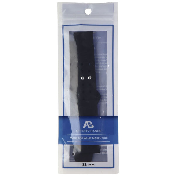 Affinity 22mm Silicone Band for Smartwatches, Watches & Tracking Devices - Black - Affinity Bands - Simple Cell Shop, Free shipping from Maryland!