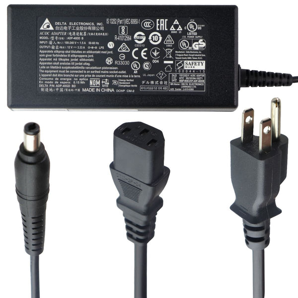 Delta Electronics (12V/3.33A) AC/DC Adapter Power Supply - Black (ADP-40DD B) - Delta Electronics - Simple Cell Shop, Free shipping from Maryland!