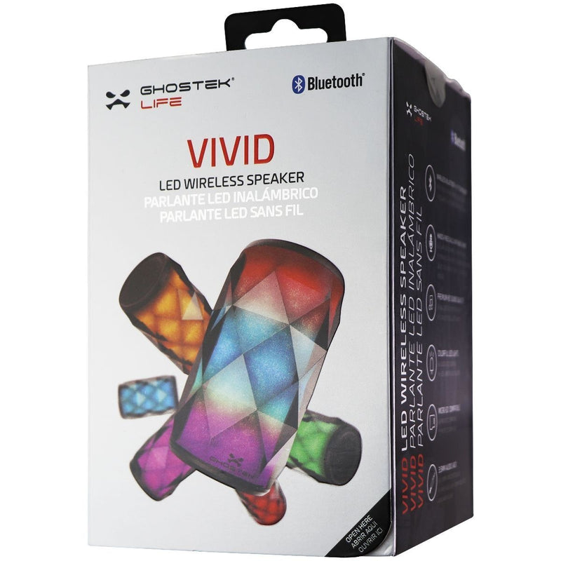 Ghostek Life Vivid LED Wireless Bluetooth Speaker - Black Sparkle / Multi LED - Ghostek - Simple Cell Shop, Free shipping from Maryland!