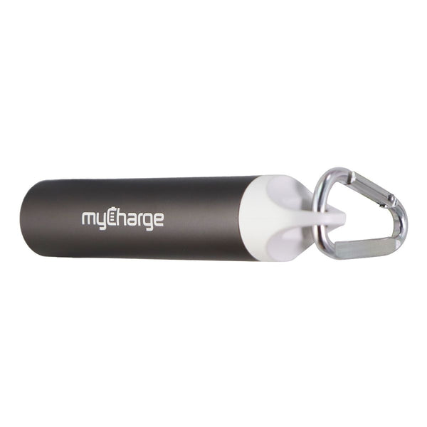myCharge Simple Power Portable 2,200mAh USB Charger with Carabiner - Gun Metal - myCharge - Simple Cell Shop, Free shipping from Maryland!
