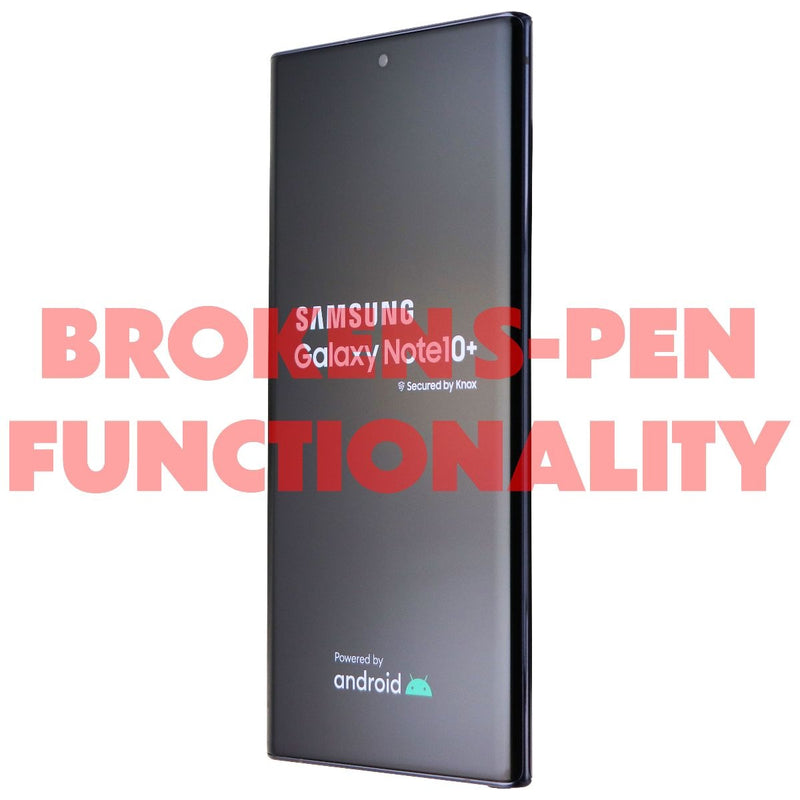 Samsung Galaxy Note10+ (SM-N975U) GSM + CDMA - 256GB/Black / BAD S PEN - Samsung - Simple Cell Shop, Free shipping from Maryland!