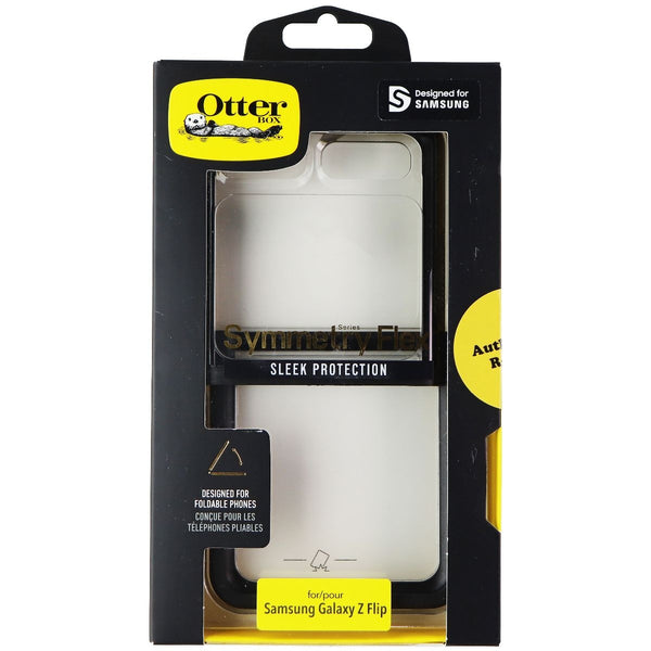 OTTERBOX Symmetry Flex Series Case for Galaxy Z Flip - Black/Clear - OtterBox - Simple Cell Shop, Free shipping from Maryland!