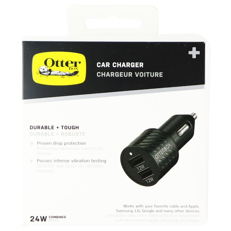 Otterbox Durable + Tough Dual USB Port Car Charger - Black - OtterBox - Simple Cell Shop, Free shipping from Maryland!