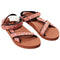 AEROPOSTALE Velcro Strap Floral Sandals - Red Floral (Size: US 10)